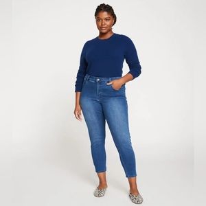 Universal Standard Seine Mid Rise Skinny Jeans 27" - True Blue